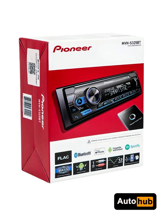Pioneer MVH-S325BT avtomobil magnitolasi, Pioneer 325