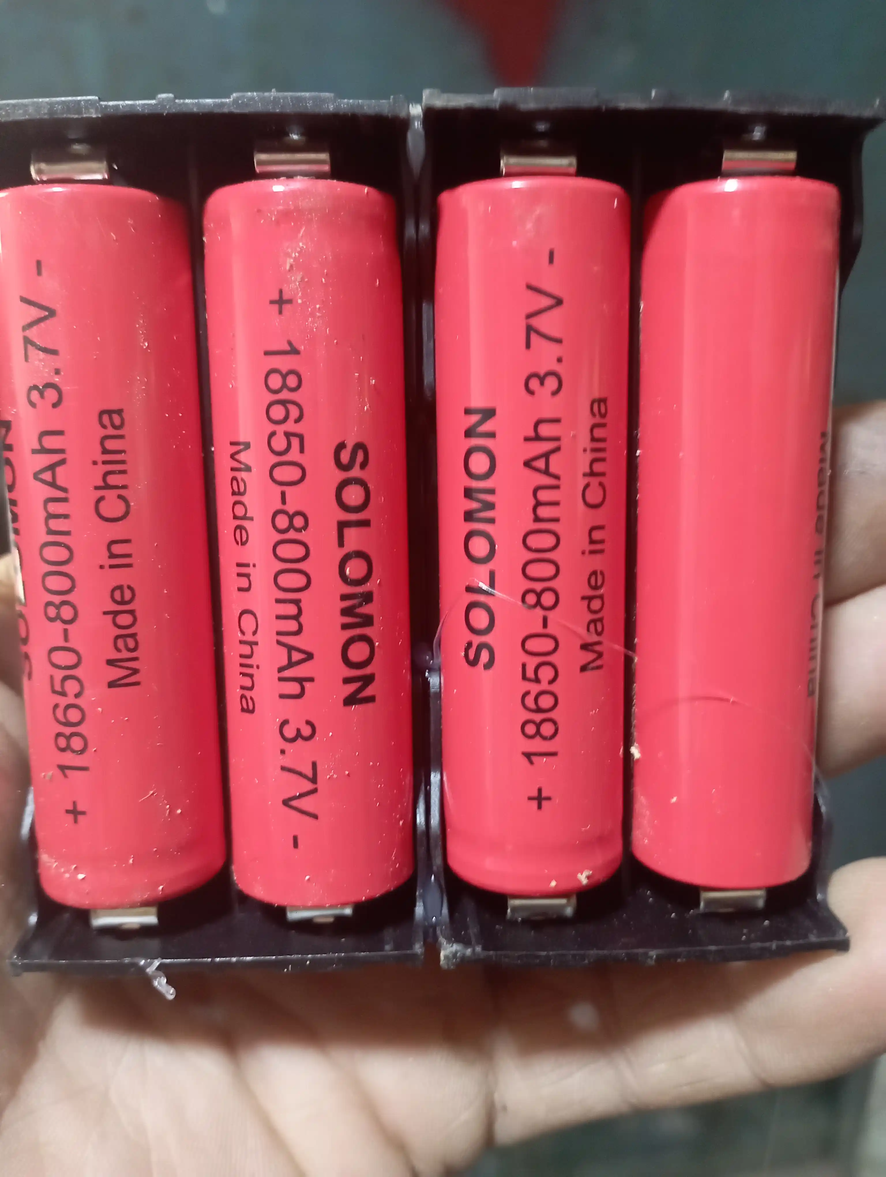 Li-ion батарейки 18650 3.7V 800mAh, лёгкий и надёжный для электроники и фонарей