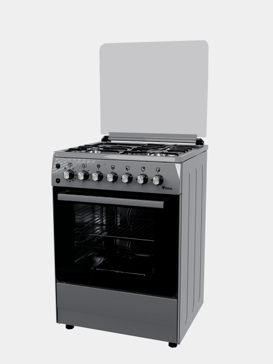 Ideal L400 gaz plitasi, 3 + 1 komfort, duxovka hajmi 65 l, 60 * 60