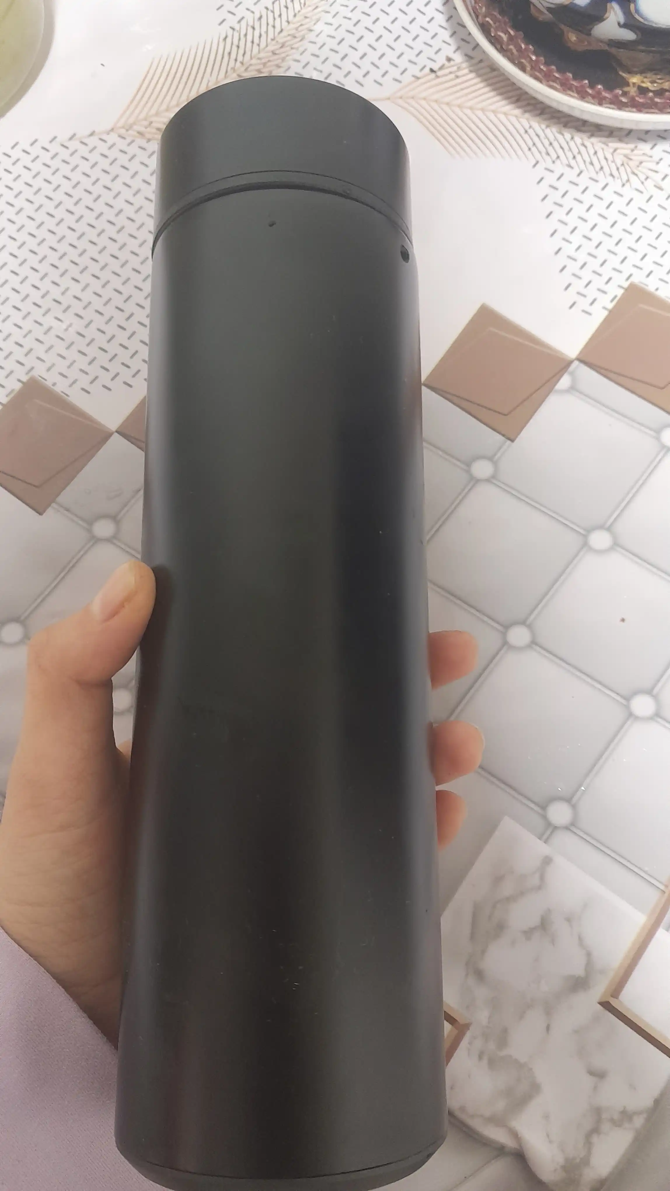 Sensor datchikli aqlli termos, harorat indikatori,maktab uchun termos LED displey, 500 ml