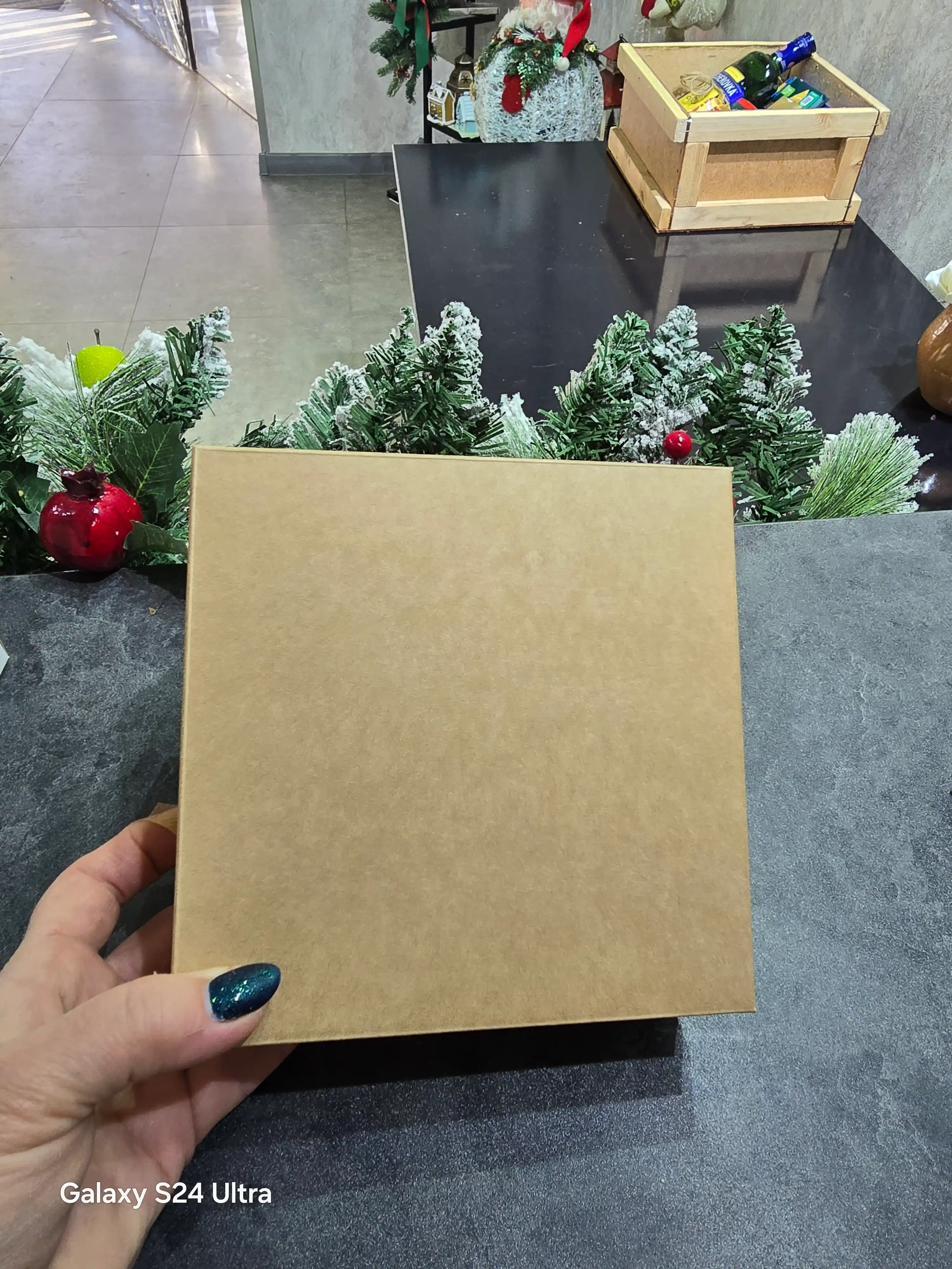 Kraft sovg'a qutisi, 15*15*6 sm