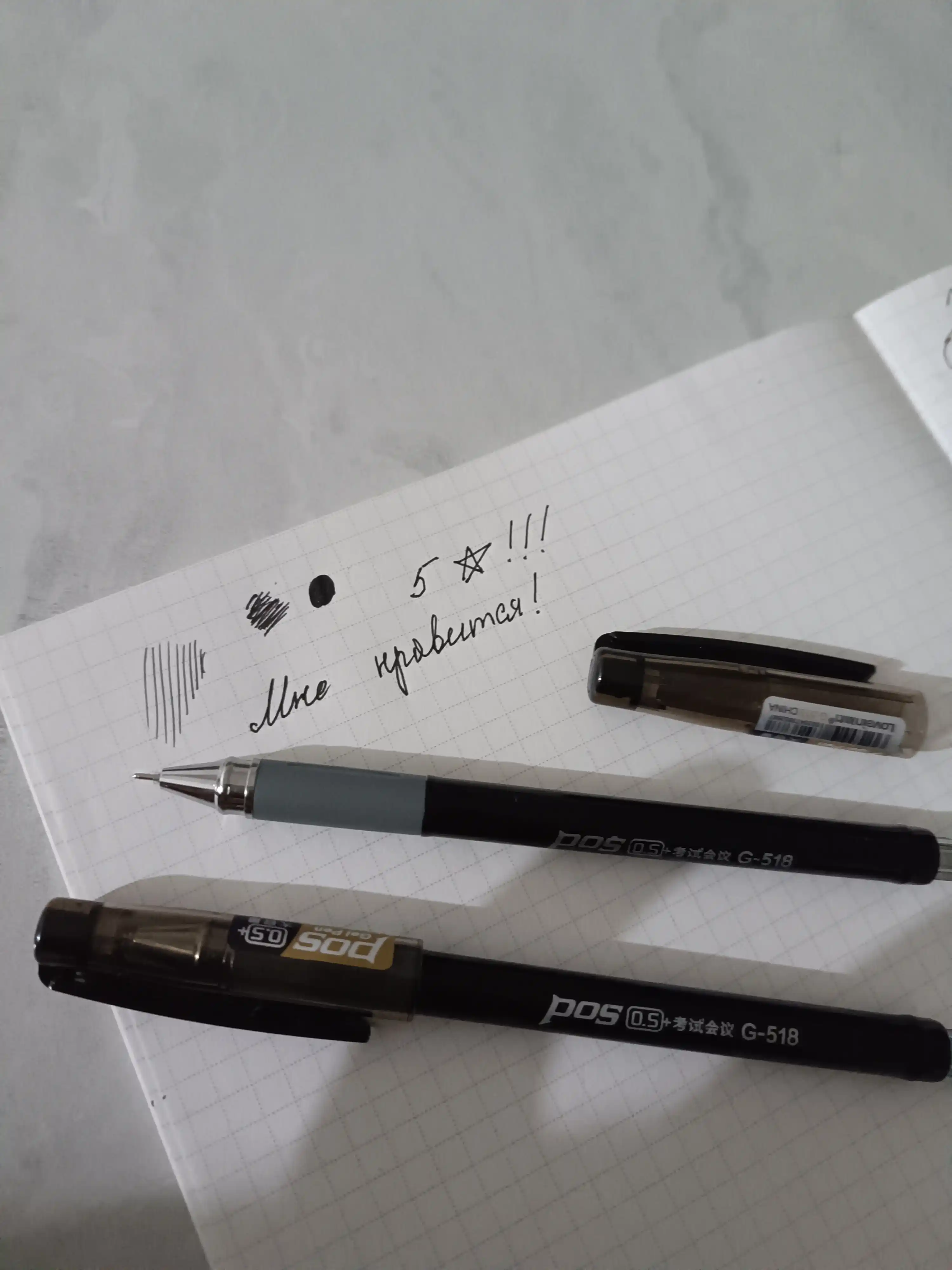 Гелевая ручка Pos, 0.5 мм