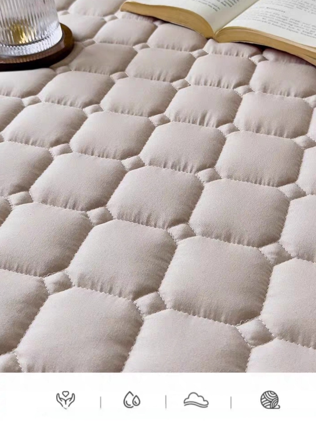 Наматрасник, двусторонний Classic Soft Haki