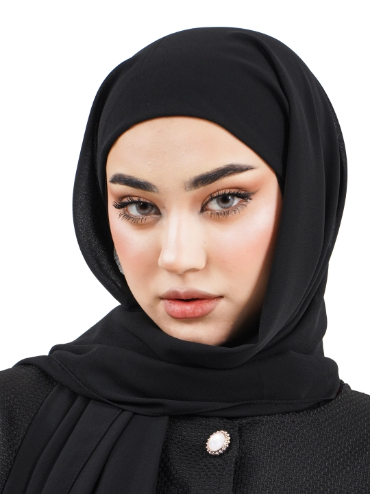 Qalpoqchali shifon sharf, Kaliforniya bonis sharfi, ayollar uchun ro‘mol, o‘lchami 180 * 75