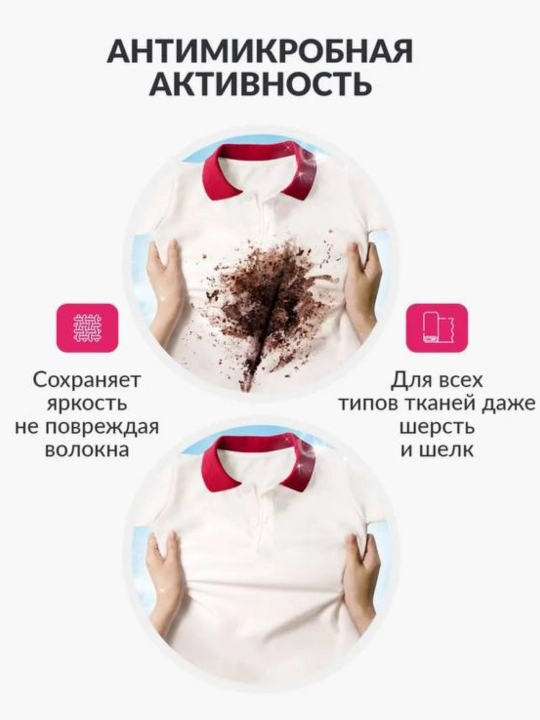 Кислородный очиститель, отбеливатель, пятновыводитель, БОС 250г, без запаха