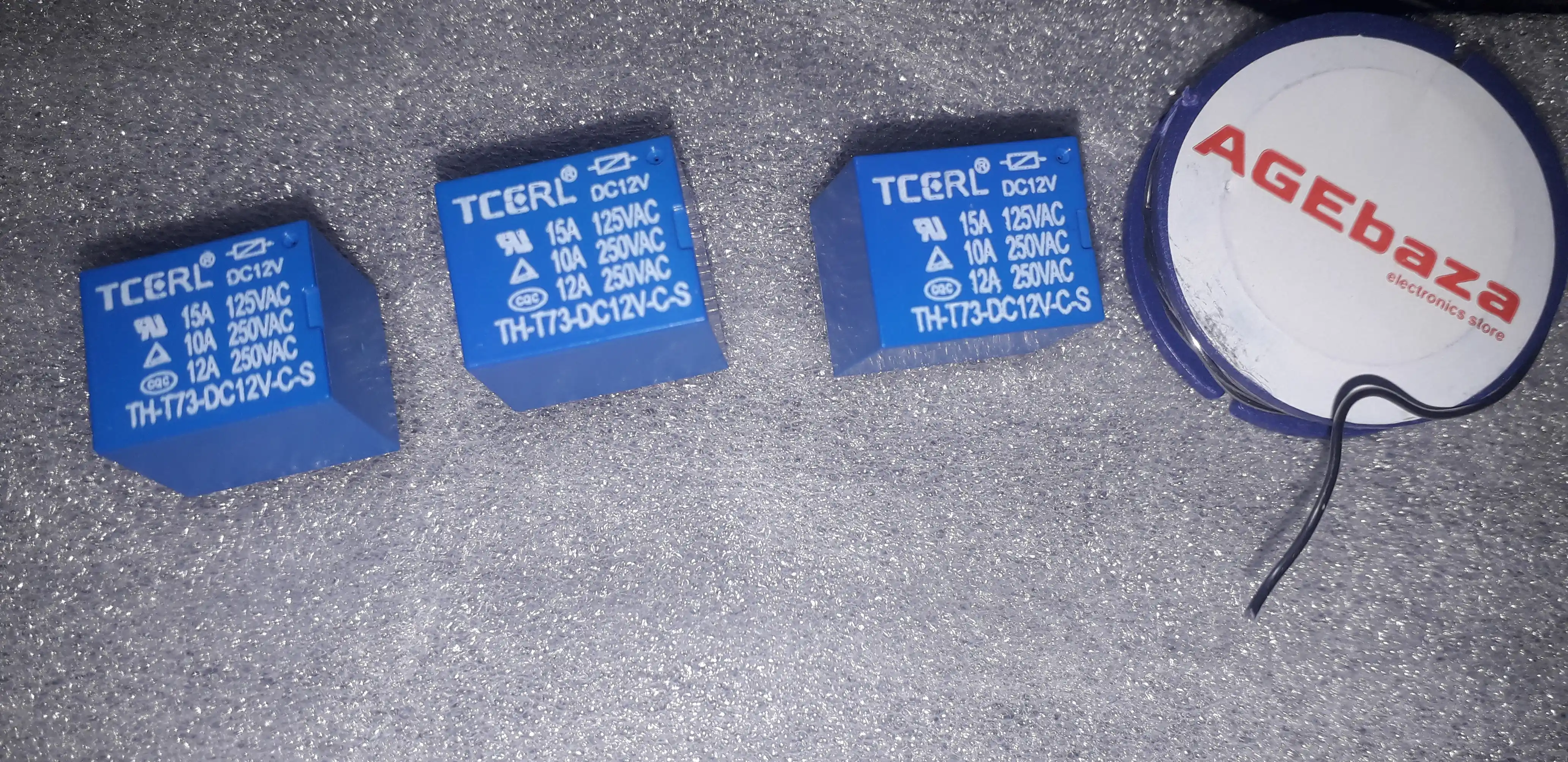 Реле SRD-12VDC 12В 10А 5 контактов, 1 группа, переключающее