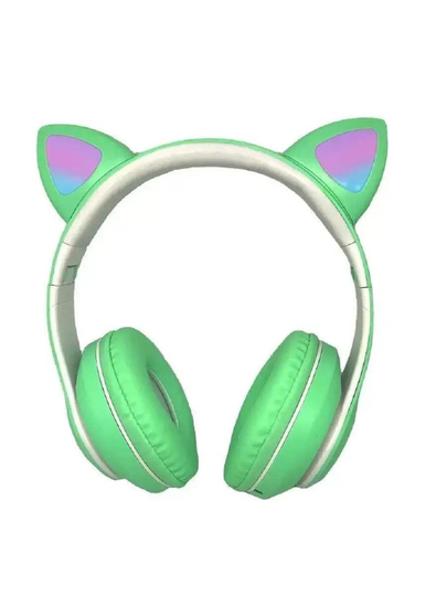 Беспроводные наушники для детей Cat Ear, с Bluetooth и яркими кошачьими ушами! - 