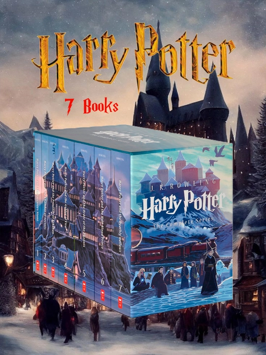 Harry Potter Complete Book Series in English. Special Edition Boxed Set by J.K. Rowling - 
