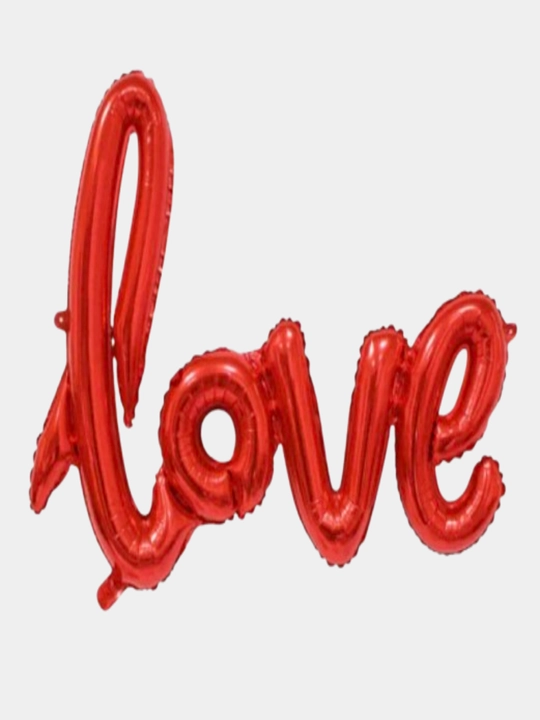LOVE - folga shari, uzunligi 72 sm - 