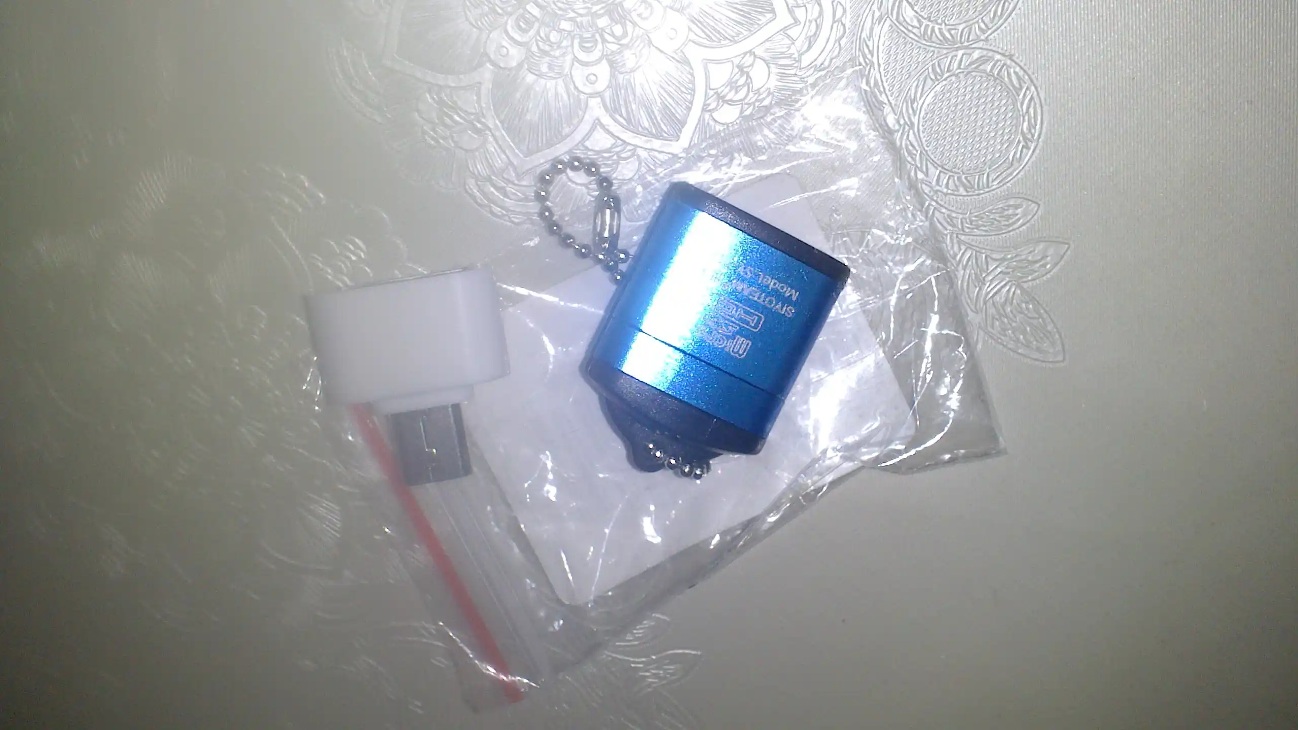 Картридер USB-адаптер Micro SD Black 