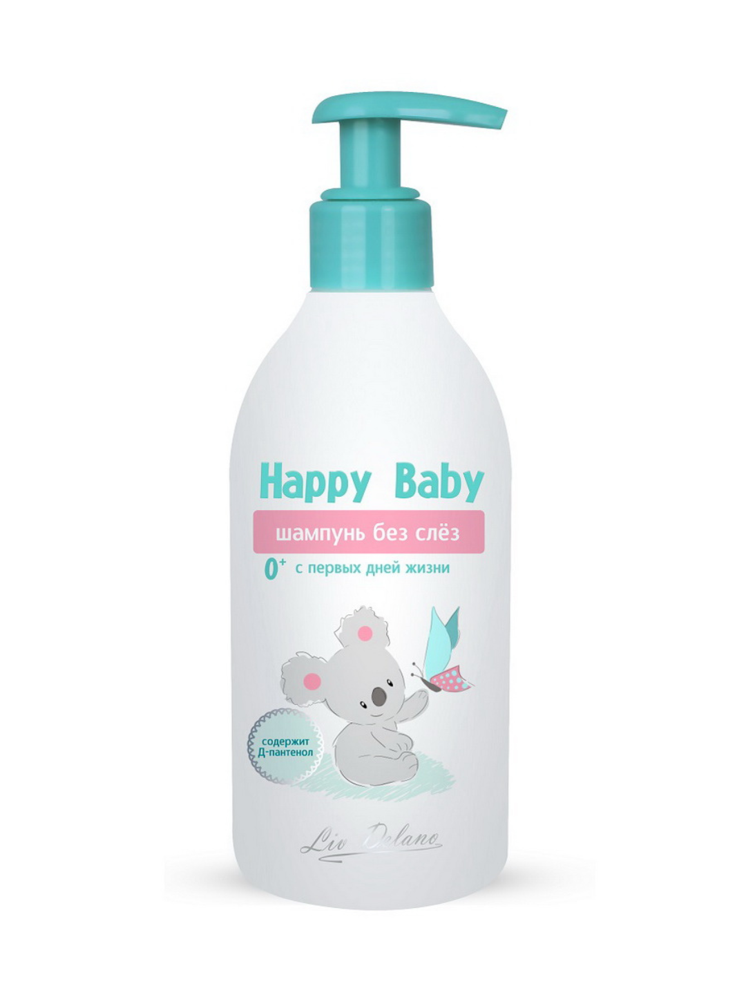 Шампунь без слёз Liv Delano Happy Baby, с первых дней жизни, 0+, 300 г