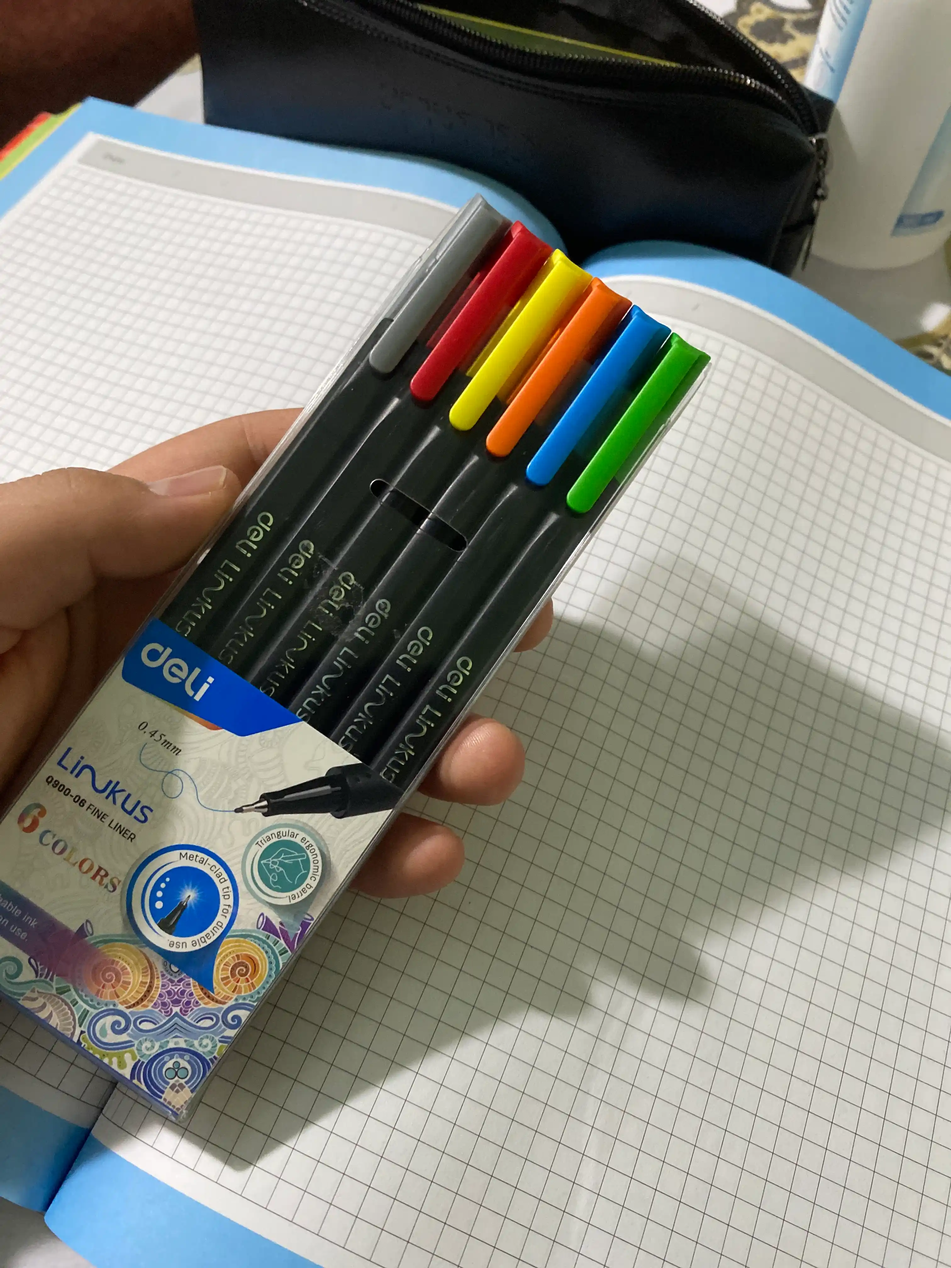 Ручка Fineliner Deli EQ900-06