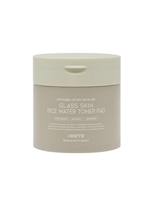 Тонизирующие ватные диски, с экстрактом риса, Glass Skin Rice Water Toner Pad, 70 шт