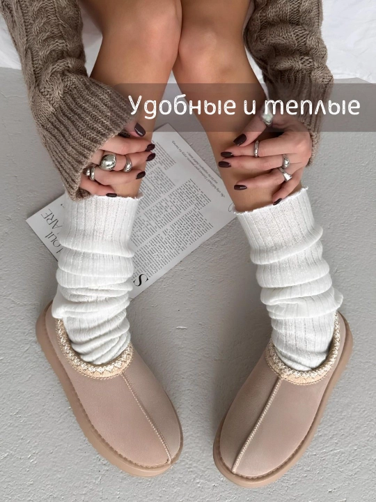 Угги с мехом, тапочки сапоги ботинки женские, зимняя обувь для женщин, размеры 36-41