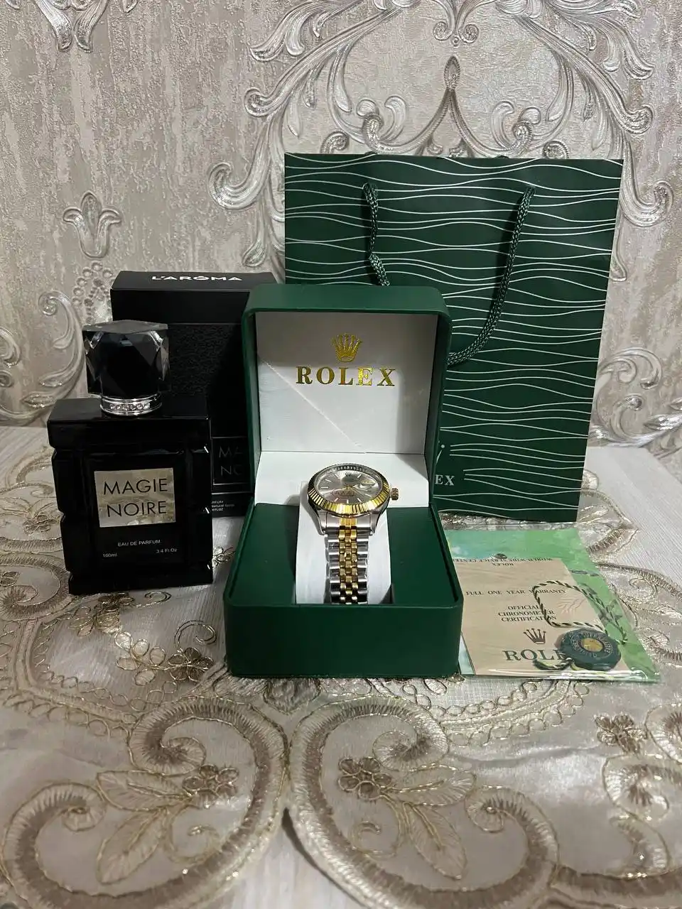 Erkaklar atiri MAGIE NOIRE, EDP parfyumeriya suvi, erkaklar uchun atir, sovg’a uchun, 100 ml