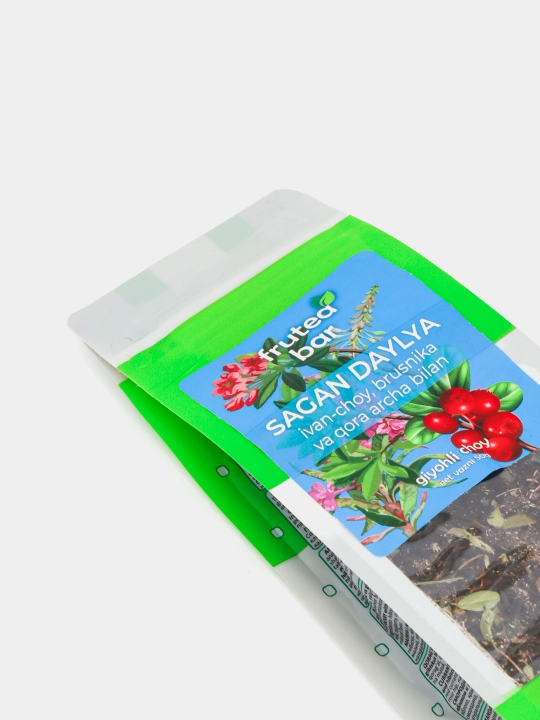 Fruteabar "Саган дайля с иван-чаем, брусникой и можжевельником" Чайный напиток сухой рассыпной, 50 гр