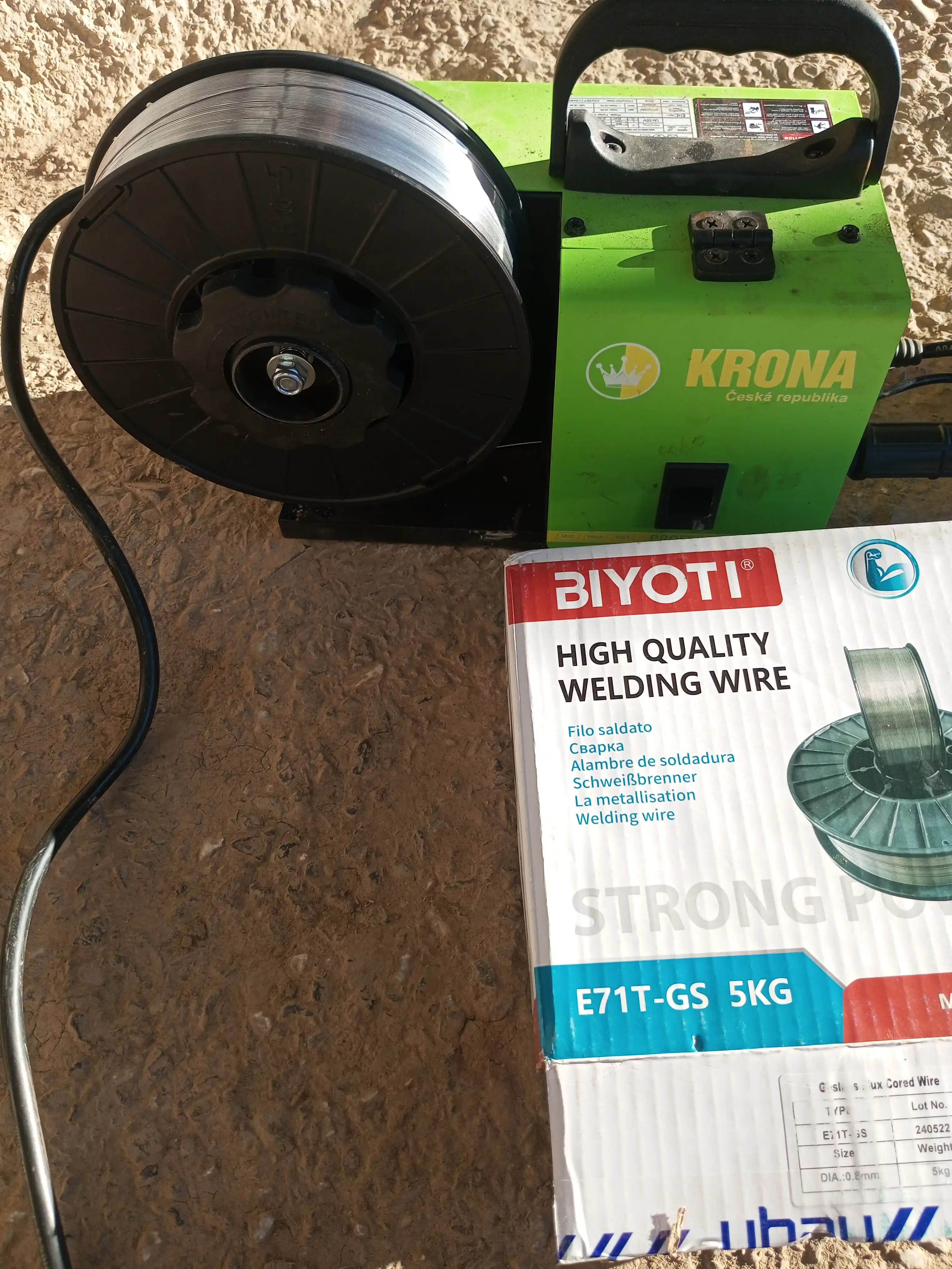 Biyoti kukunli payvandlash simi, 5 kg, 0.8 mm, art 2049