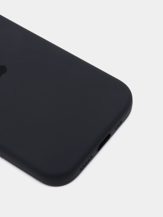 Чехол для iPhone 11–17, Pro, Pro Max — силикон Soft Touch, микрофибра