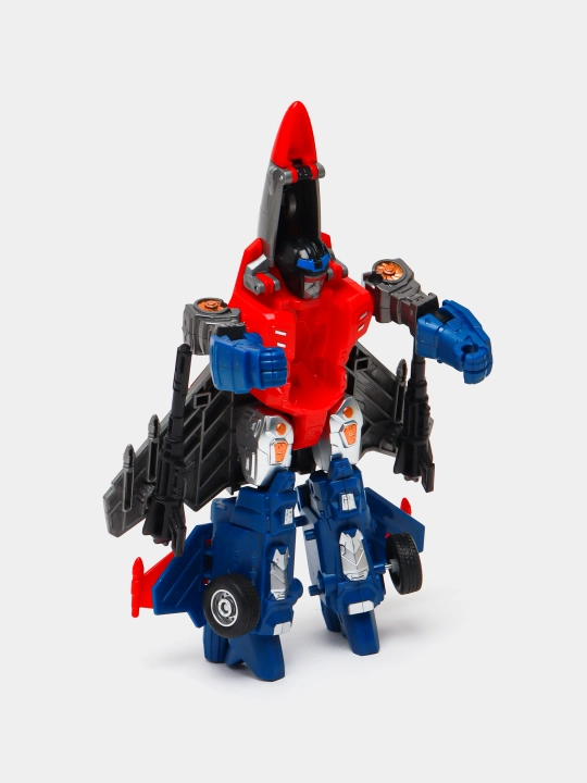 Katta transformer robot samolyoti, samolyot va robot figurasi, 2 tasi 1 da