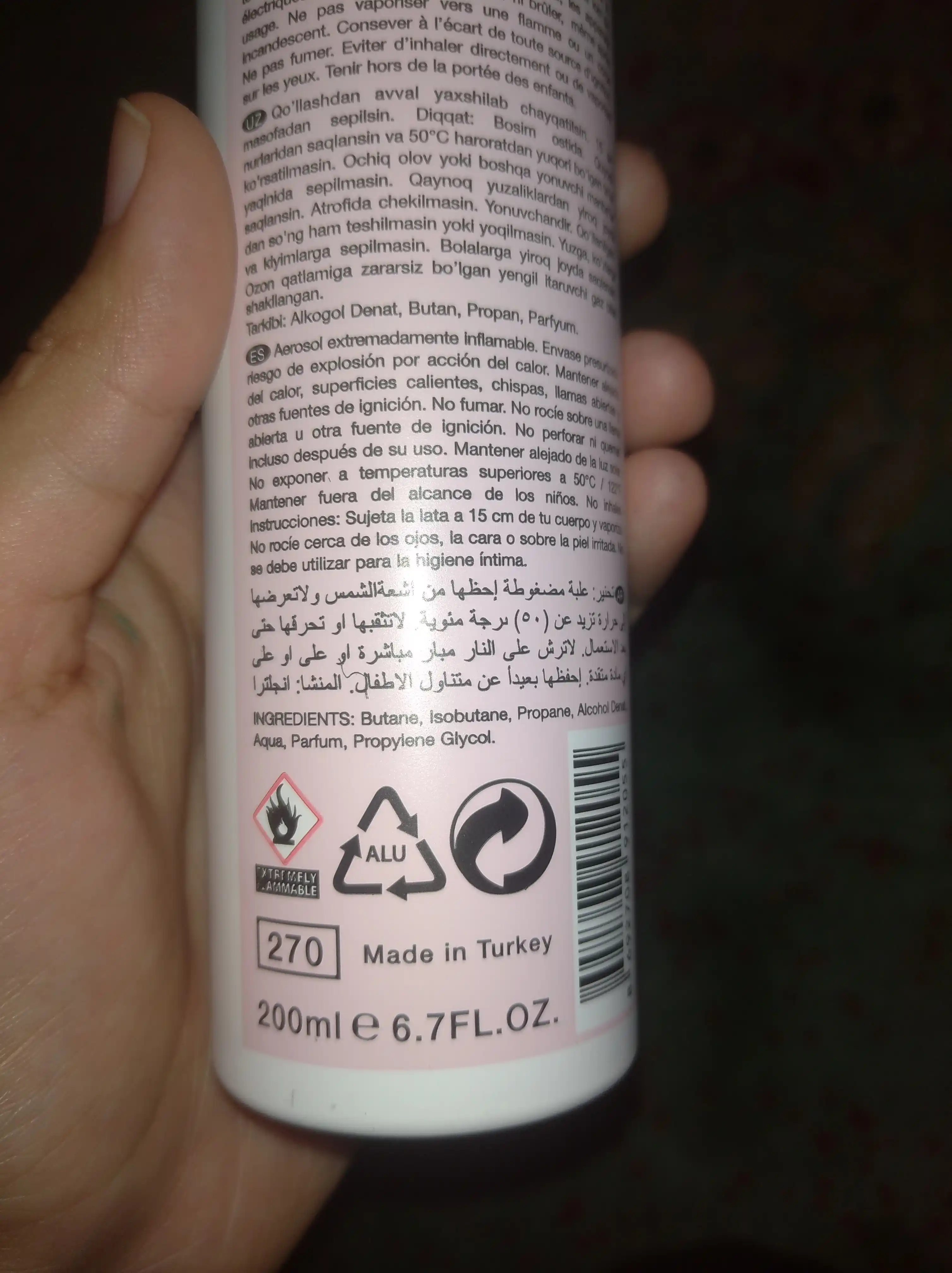 Ayollar uchun dezodorant sprey Doslunas Luna Flore, 200 ml