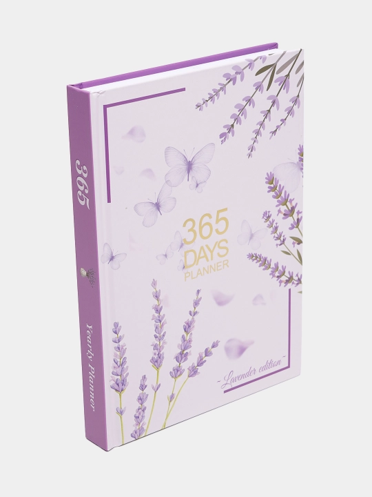 Блокнот, 365 дней с замком из крафт-бумаги, ежедневник без рисунка, ретро блокнот