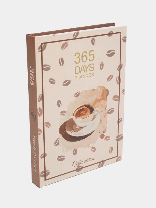 Блокнот, 365 дней с замком из крафт-бумаги, ежедневник без рисунка, ретро блокнот