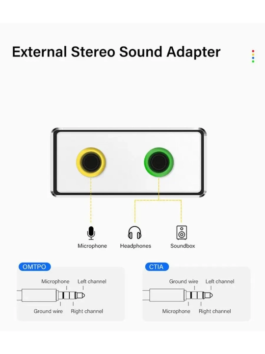 Tashqi ovoz kartasi USB 2.0 HIFI Magic Voice 7.1ch