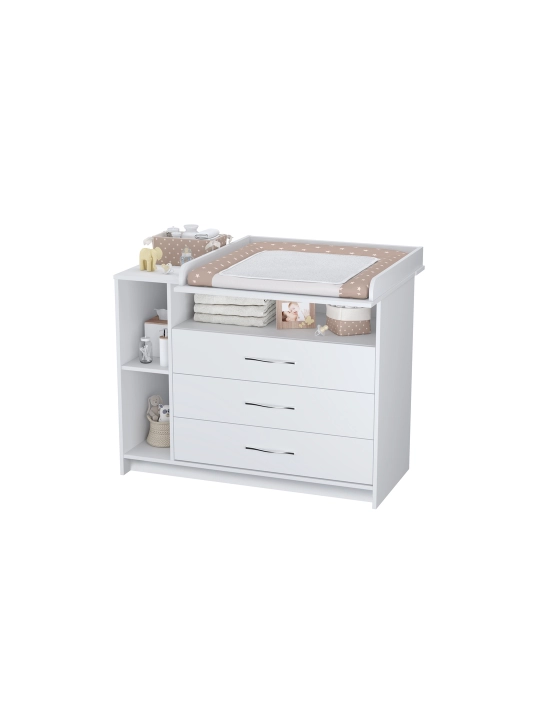 Комод Polini kids Simple 2110, вяз-белый