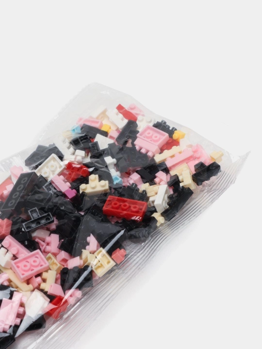 3D Lego konstruktor, bolalar va kattalar uchun jumboq va boshqotirma, yorqin rangda, mini