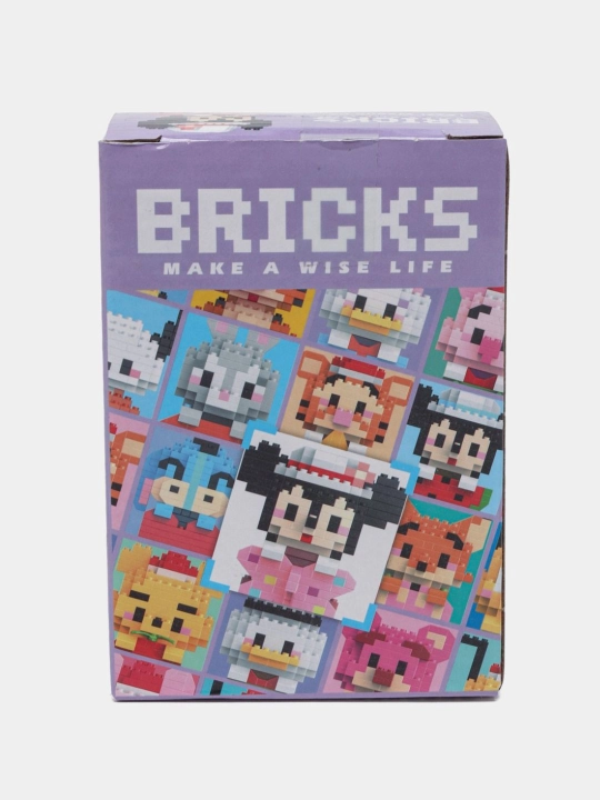3D Lego konstruktor, bolalar va kattalar uchun jumboq va boshqotirma, yorqin rangda, mini