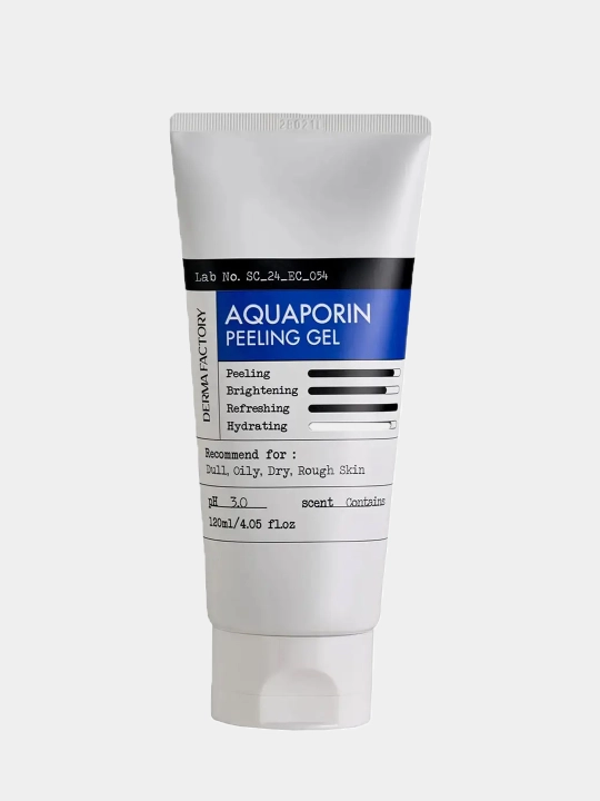 Мягкая пилинг-скатка Derma Factory Aquaporin Peeling Gel, 120 мл