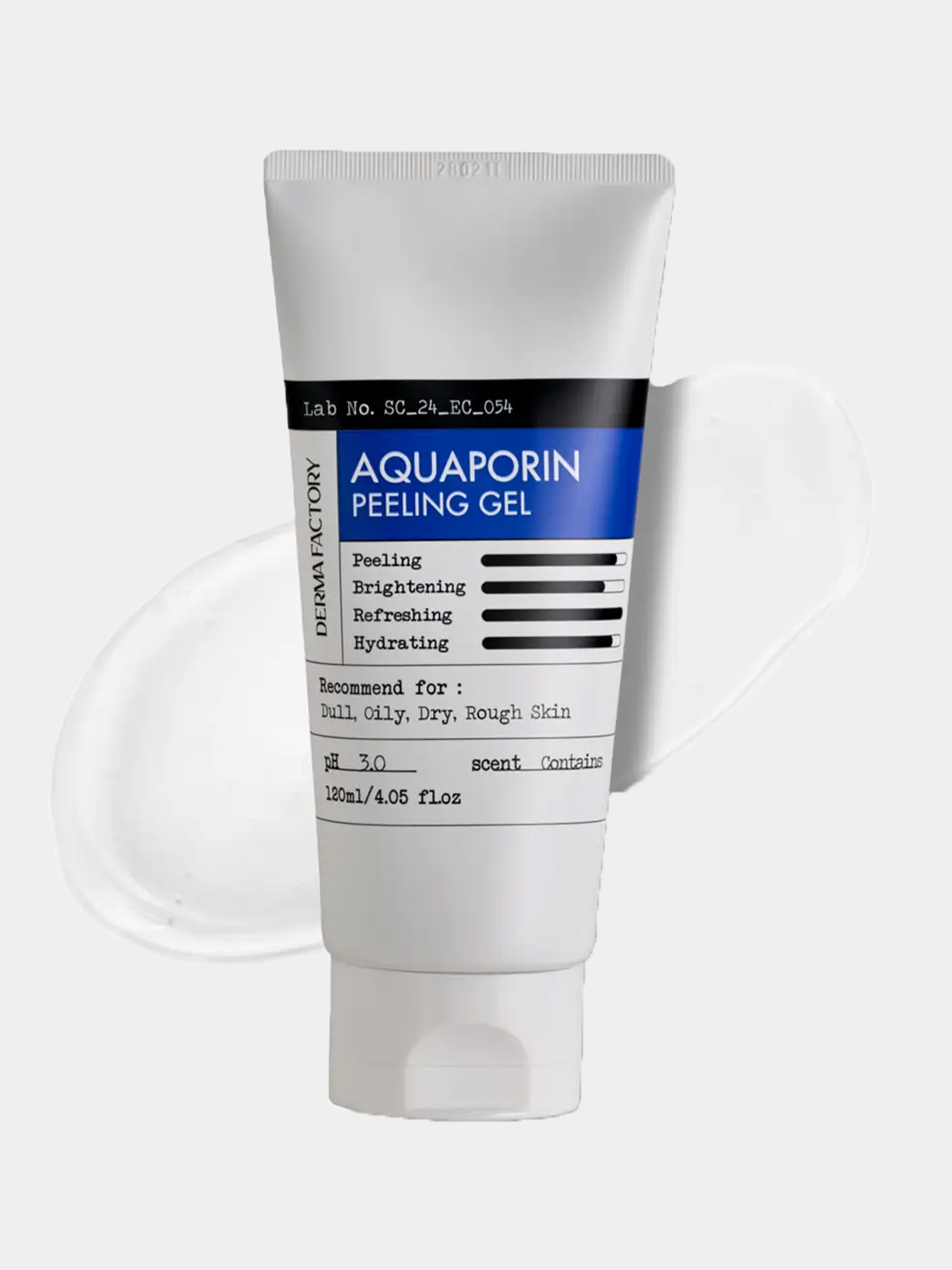 Мягкая пилинг-скатка Derma Factory Aquaporin Peeling Gel, 120 мл