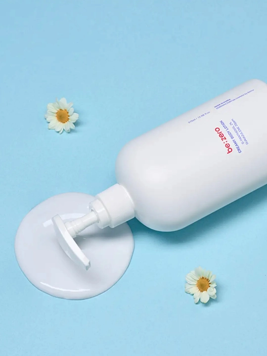 Успокаивающий лосьон для тела с пантенолом, Derma Factory Be:zero Creamy Body Lotion