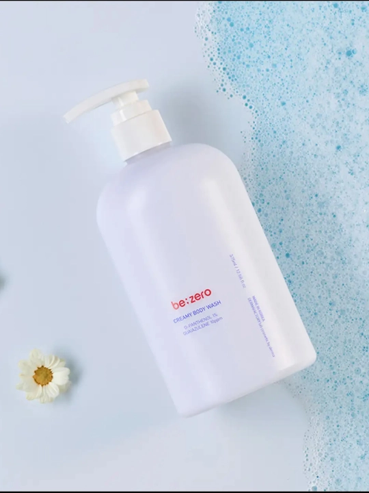 Кремовый гель для душа для нежной и чувствительной кожи Derma Factory Be:zero Creamy Body