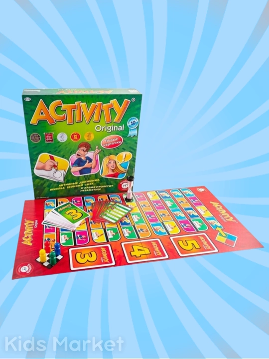 Uno Spin, Alias, Juma, Qo‘lingdan kelsa ayt, Cups, Tabu, Uno, Activity stol o‘yinlari