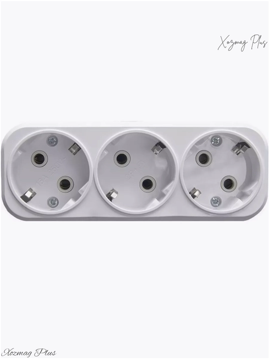 Тройник для розетки с usb и type-c