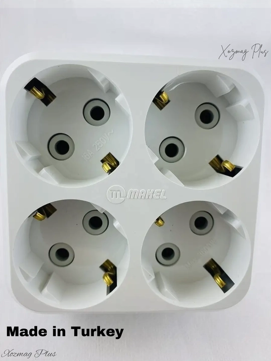 Тройник для розетки с usb и type-c