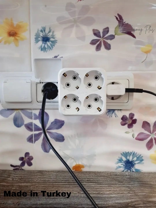Тройник для розетки с usb и type-c