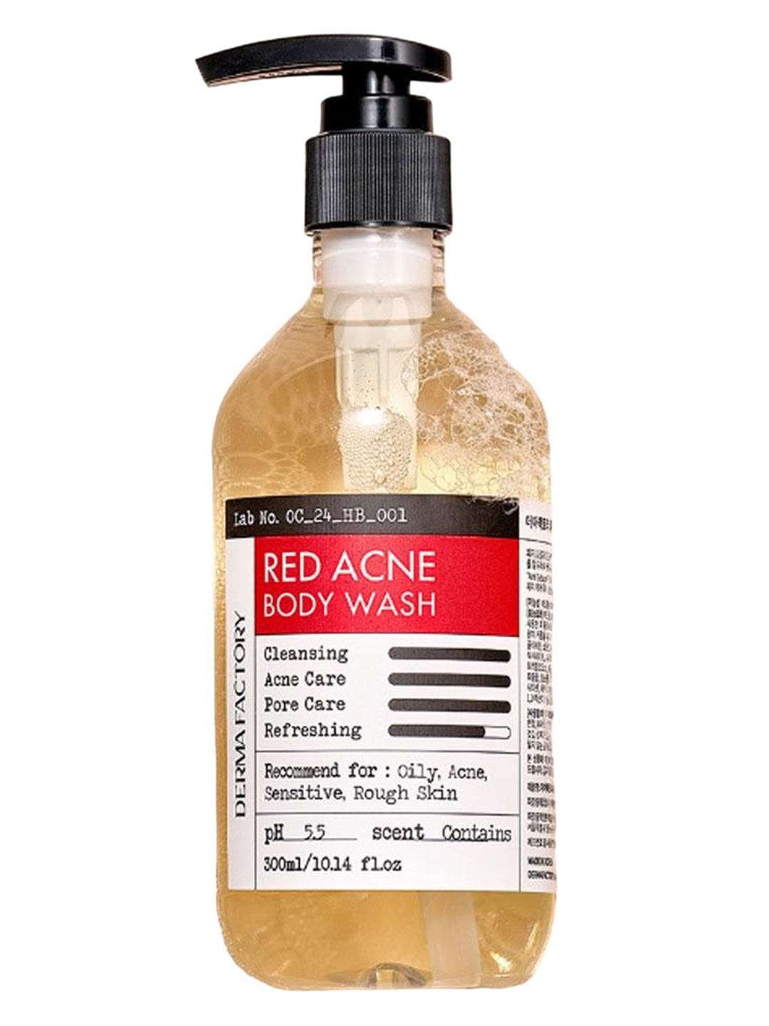 Гель для душа против акне на теле Derma Factory Red Acne Body Wash ...