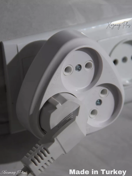 Тройник для розетки с usb и type-c