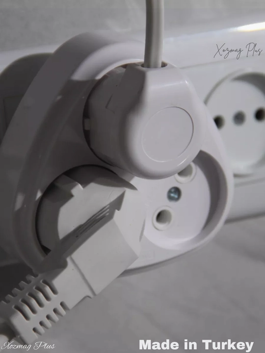 Тройник для розетки с usb и type-c