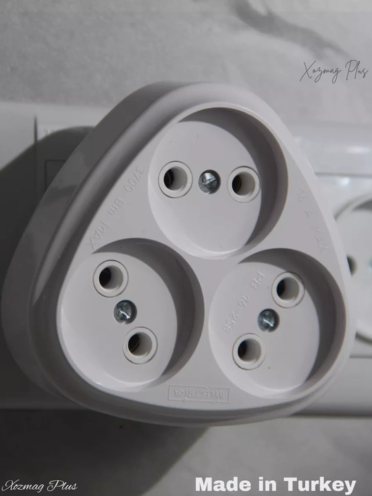 Тройник для розетки с usb и type-c