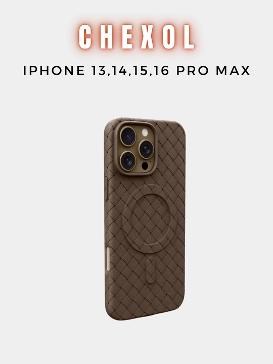 G'ilof iPhone 13, 14, 15, 16 Pro, Pro Max, MagSafe uchun