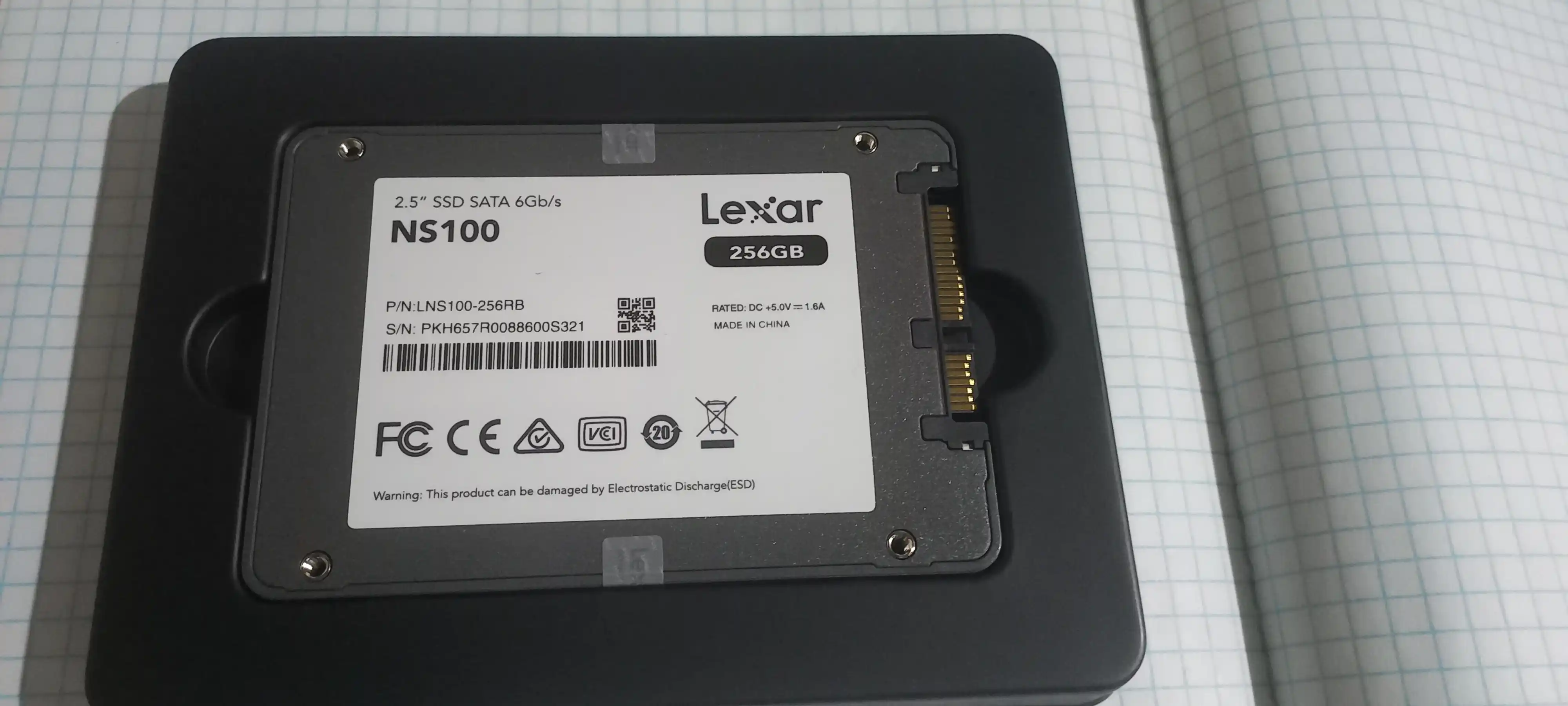 Твердый накопитель SSD Lexar NS100 SATA III 6 Gb/s, 2.5", 128ГБ, 256ГБ, 512ГБ, 1ТБ, 2ТБ