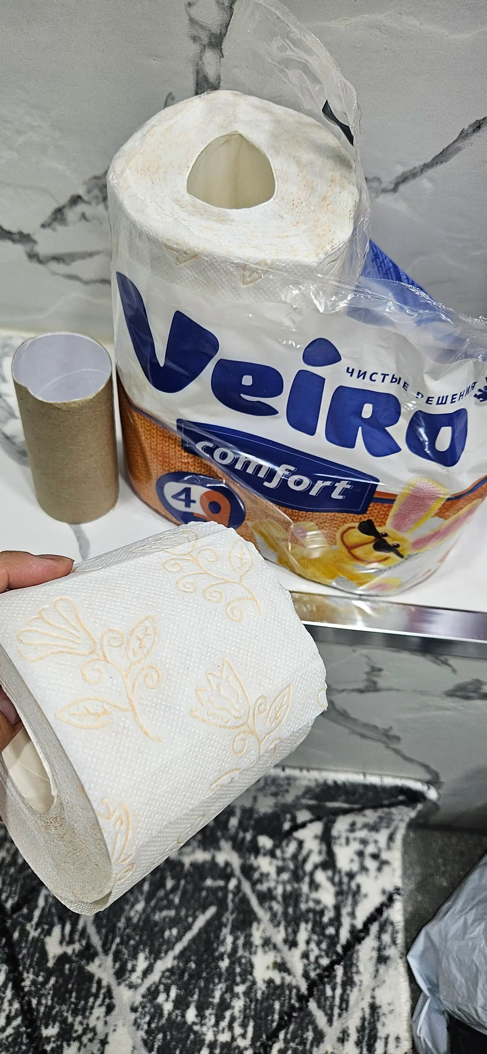 Туалетная бумага Veiro Classic Comfort, 4 рулона