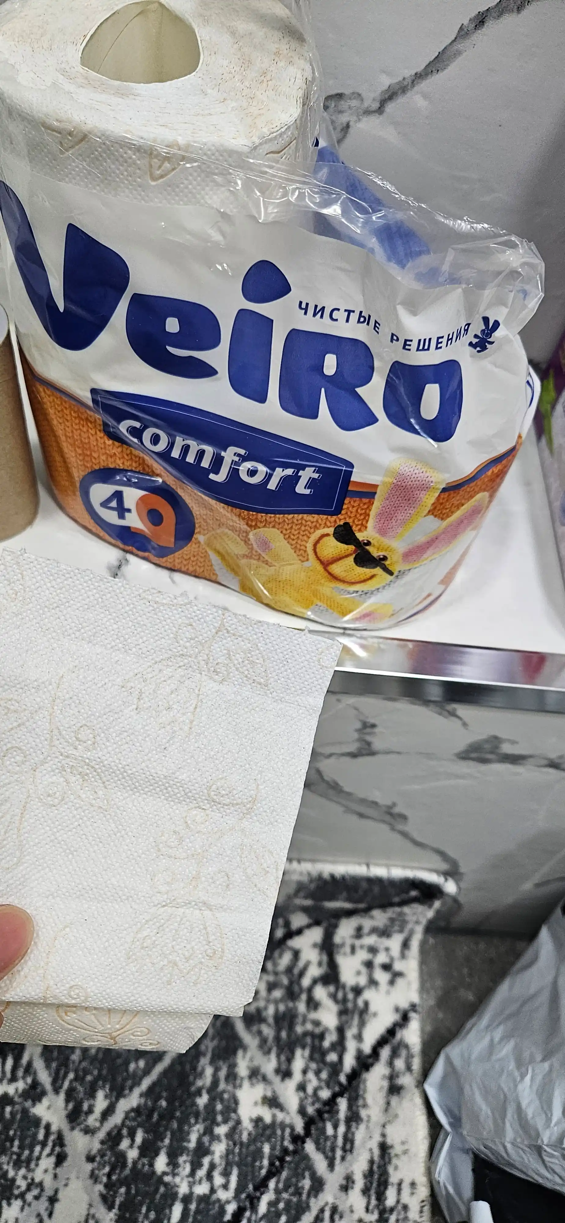Туалетная бумага Veiro Classic Comfort, 4 рулона