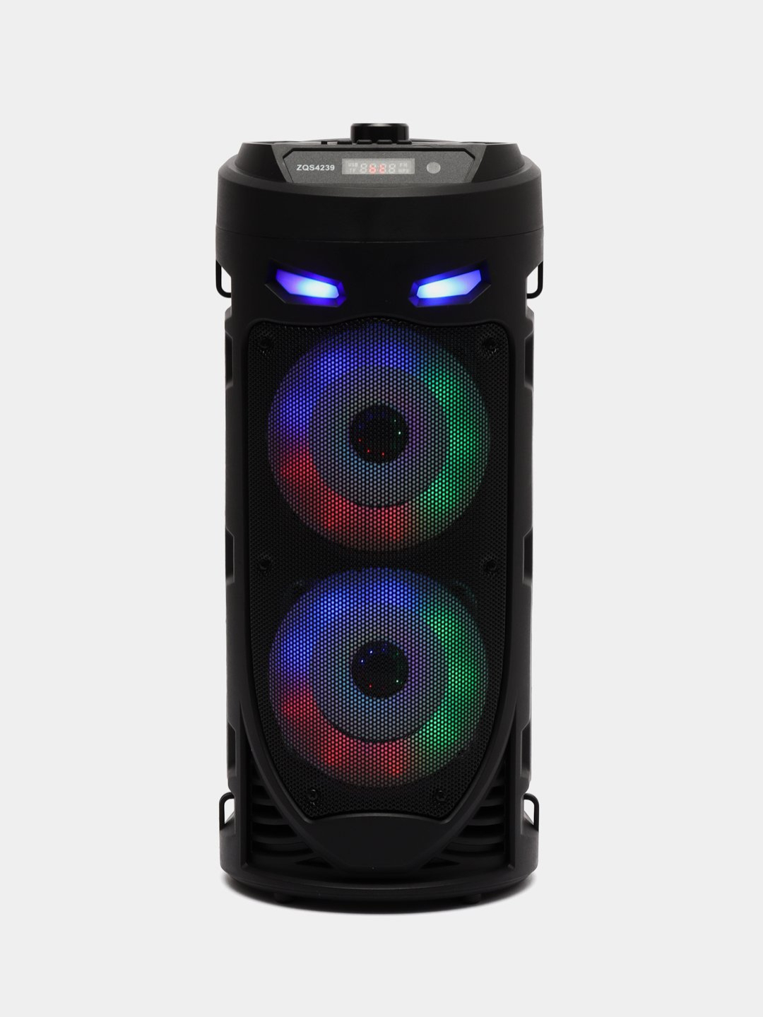 Беспроводная караоке калонка с RGB подсветкой, микрофоном и пультом ...