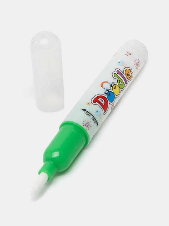 Suvli kitobcha, marker bilan ko‘p martalik bo‘yash