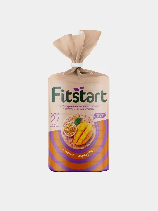 Xlebtsy Fitstart, ko'p donli, mango marakuya, 100 g - 