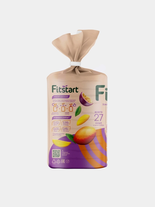 Хлебцы Fitstart, мультизлаковые, манго маракуйя, 100 г